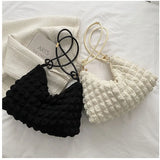 Winter Tote Bags High Handbag for Women Solid Shoulder Bag Bolsas