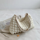 Winter Tote Bags High Handbag for Women Solid Shoulder Bag Bolsas