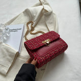 Winter Woolen Handbags Crossbody Bag Shoulder Purse Clutch