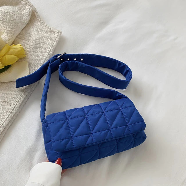 Winter Women Handbag Purses Space Pad Cotton Crossbody Bag Bolsos Female