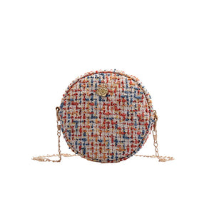 Winter Women's Bags Wool Shoulder Bag Elegent Ladies Crossbody Bag