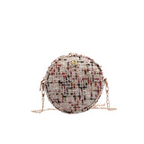 Winter Women's Bags Wool Shoulder Bag Elegent Ladies Crossbody Bag