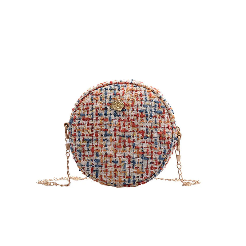 Winter Women's Bags Wool Shoulder Bag Elegent Ladies Crossbody Bag