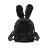 Winter Plush Backpack for Girls Pink