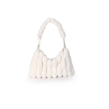 Winter Women Handbags Faux Fur Gradient Crossbody Bags Ladies Totes Shopping Bag