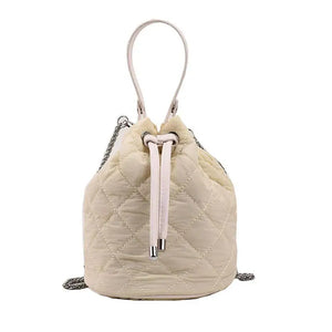Winter Vintage Soft Cotton Shoulder Bucket Crossbody Bag