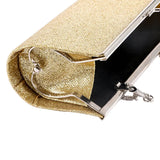 Glitter Clutch Purse Evening Party Wedding Bridal Chain Shoulder Bag