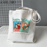 Heartstopper Book Tote Shopper Bag Canvas Large Shoulder Bag