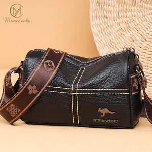Women's Cowhide Leather Shoulder Bag