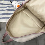 Women Backpack Nylon Waterproof School Travel Bags Laptop Rucksack