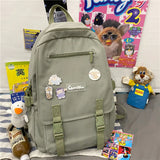 Women Backpack Nylon Waterproof School Travel Bags Laptop Rucksack
