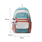 Waterproof College School Backpack for Teenage Travel