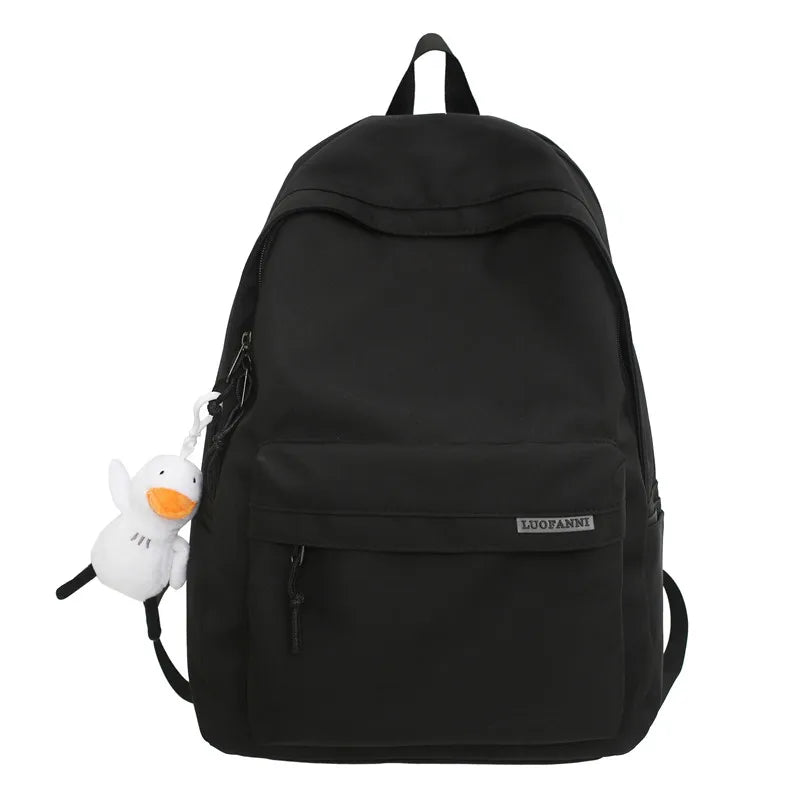 Waterproof Nylon Backpack for College Students, Large Capacity Laptop Bag