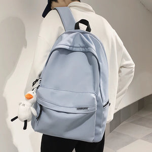 Waterproof Nylon Backpack for College Students, Large Capacity Laptop Bag