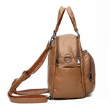 Women Backpack Pu Leather Daypack Backpacks Female Mochila