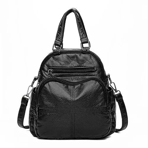Women Backpack Pu Leather Daypack Backpacks Female Mochila