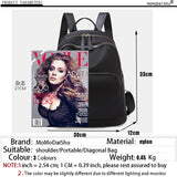 Women Backpack School Bags For Teenager Girls Nylon Bagpack Ladies Mochila