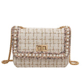 Woolen Handbag Women Crossbody Bag Shoulder Purse Clutch Sac A Main
