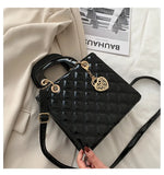 Women Tote Silver Handbag Crossbody Shoulder Bags Short Handle