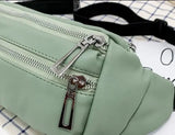 Women Chest Bag PU Fanny Pack Shoulder Bag Ladies Waist Pack