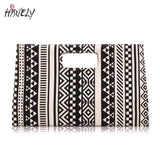Classic & Geometric Patterns Handbags Canvas Clutches Evening Bags