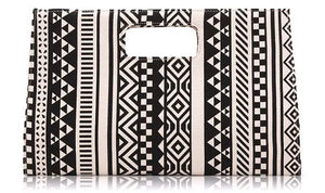 Classic & Geometric Patterns Handbags Canvas Clutches Evening Bags
