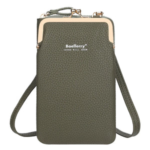Women Cross Body Shoulder Bag Leather Phone Wallet Purse Small Handbag