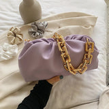 Women Dumplings Chain Crossbody Shoulder Bag Tide Handbag Clutch Bag