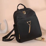 Waterproof Tassel Oxford Women Backpack Big Capacity Travel Bag