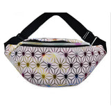 Women PU Waterproof Cross-body Waist Pack Portable Zipper Bag