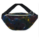 Women PU Waterproof Cross-body Waist Pack Portable Zipper Bag