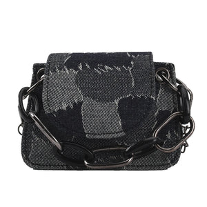 Mini Flap Stitching Handbag Chain Shoulder Bag