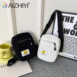 Women Zipper Crossbody Bag Student Casual Shoulder Bag Autumn Winter Handbag