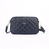 Women Leather Shoulder Bags Diamond Lattice Clutches Ladies Handbag