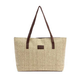 Canvas Shoulder Bags Appliques Portable Women's Handbags Large Capacity