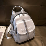 Women Leather Backpacks Shoulder Bags Designers Rivet Female Backpack