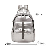 Women Leather Backpacks Shoulder Bags Designers Rivet Female Backpack