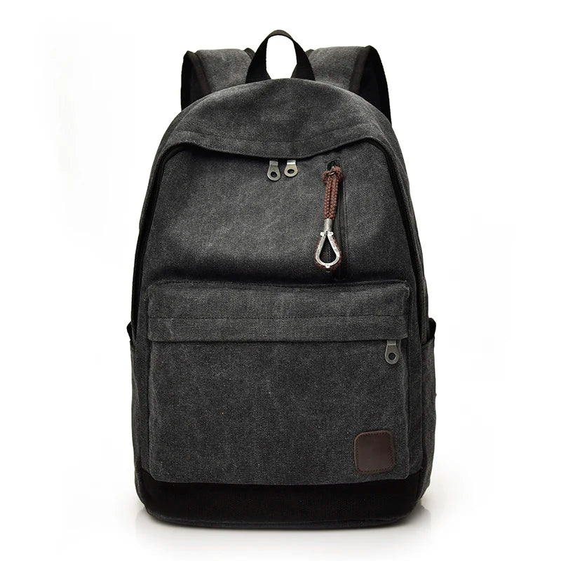 Canvas Backpacks Large Capacity School Bags For Teenager Boys Girls