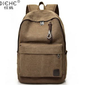 Canvas Backpacks Large Capacity School Bags For Teenager Boys Girls