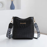 Crocodile Pu Leather Women Messenger Bag Crossbody Shoulder Handbags