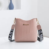 Crocodile Pu Leather Women Messenger Bag Crossbody Shoulder Handbags
