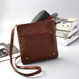 Women Bucket Leather Crossbody Bag Shoulder Satchel