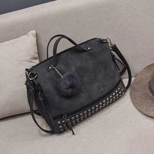 Pu Leather Women Messenger Bag Top-handle Crossbody Bag KL250
