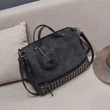 Pu Leather Women Messenger Bag Top-handle Crossbody Bag KL250