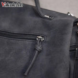 Pu Leather Women Messenger Bag Top-handle Crossbody Bag KL250