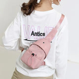 Women Nylon Chest Bag Fanny Pack Travel Small Bag KL834