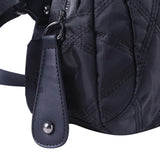Women Nylon Quilted Handbag Lady Winter Smart Phone Crossbody Bag