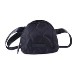 Women Nylon Quilted Handbag Lady Winter Smart Phone Crossbody Bag