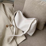 Women One-shoulder Messenger Bag Ladies Casual Tote Soft PU Leather