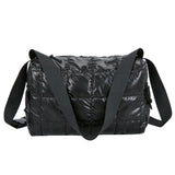 Women Padded Quilted Bag Winter Female Shoulder Bag Shopping Travel Handbag